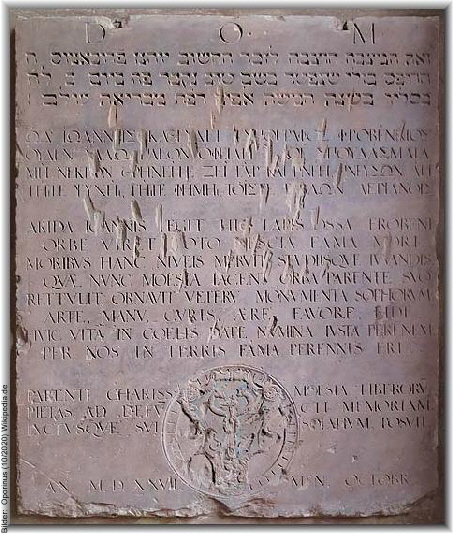 Bilder:  Oporinus (10/2020) Wikipedia.de