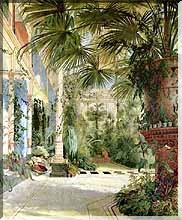 Palmenhaus auf der Pfaueninsel bei Potsdam