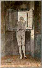 Goethe in seiner rmischen Wohnung