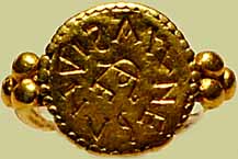 Siegelring Arnegundes mit der Inschrift ARNEGUNDIS REGINE