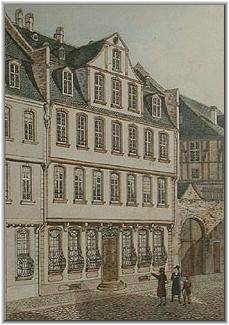Goethe-Haus z.Zt. Goethes