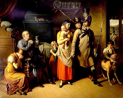 krafft_peter_abschieddeslandwehrmannes_bild