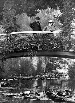 Monet in seinem Garten