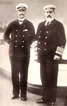 Eduard VII. mit Wilhelm II. 1904 in Kiel